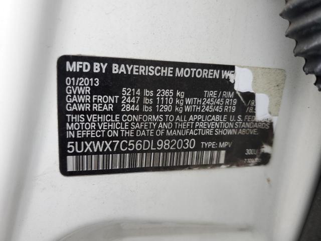 5UXWX7C56DL982030 2013 BMW X3, photo no. 12