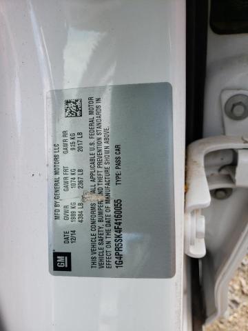 1G4PR5SK4F4160055 Buick Verano Convenience