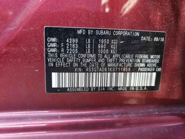 4S3GTAD61K3711959 Subaru Impreza Premium