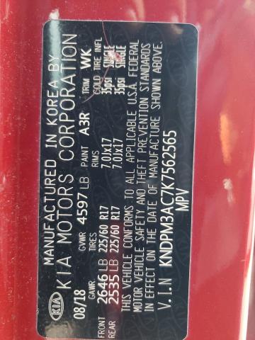 KNDPM3AC7K7562565 KIA Sportage Lx