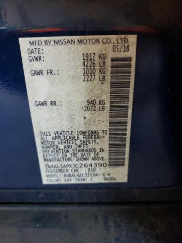 1N4AL3APXJC264390 Nissan ALTIMA 2.5