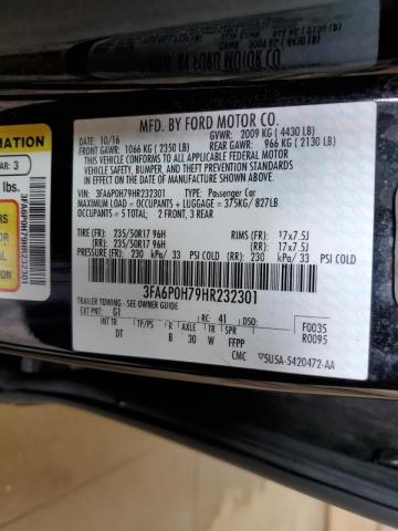 3FA6P0H79HR232301 Ford FUSION SE