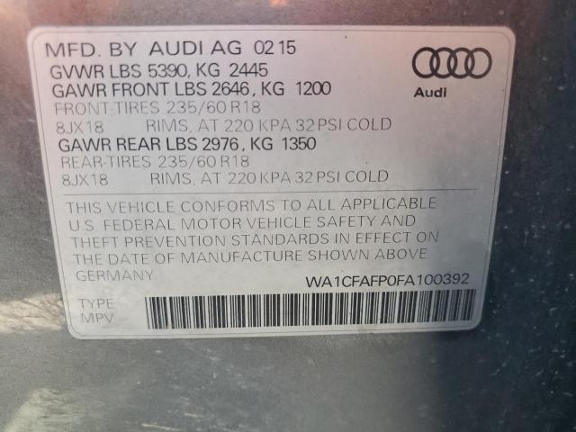 WA1CFAFP0FA100392 2015 AUDI Q5, photo no. 14