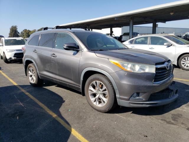 VIN 5TDJKRFH6ES021696 2014 Toyota Highlander, Xle no.4