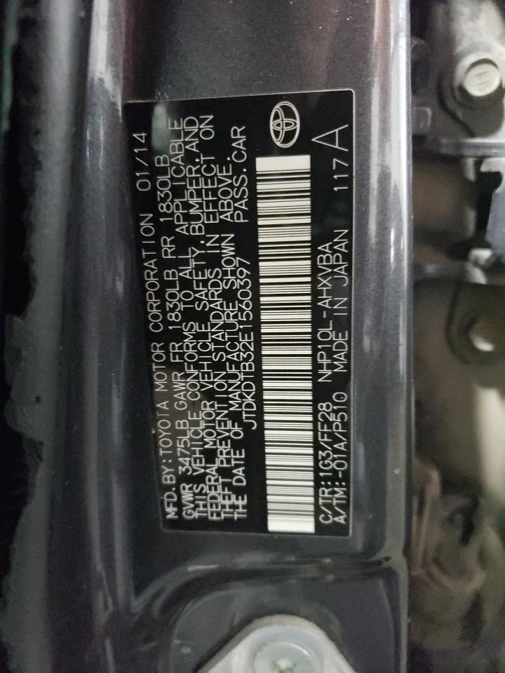 JTDKDTB32E1560397 2014 Toyota Prius C