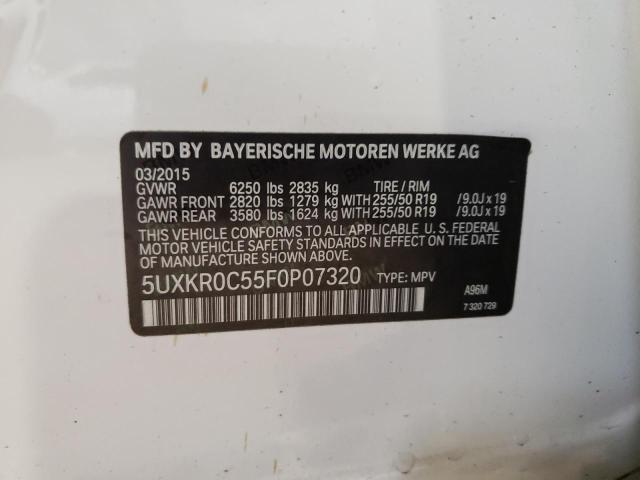 5UXKR0C55F0P07320 2015 BMW X5, photo no. 13