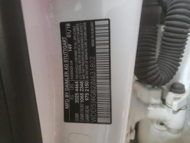 WDDSJ4GB2JN631802 Mercedes-Benz CLA 250 4MATIC