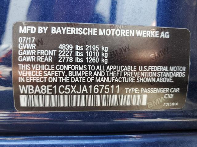 WBA8E1C5XJA167511 BMW 330e