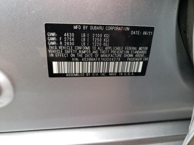 4S3BWAF61N3004279 Subaru Legacy Premium