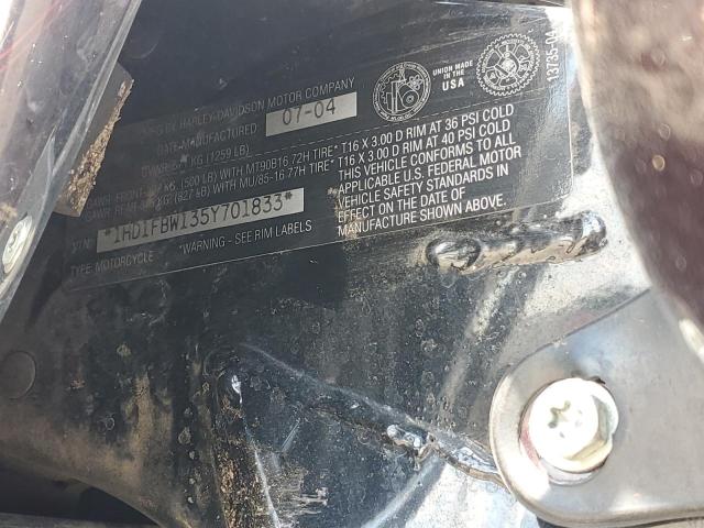 2005 HARLEY-DAVIDSON FLHRI - 1HD1FBW135Y701833