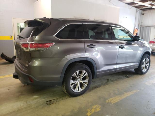 VIN 5TDKKRFH0ES025280 2014 Toyota Highlander, Xle no.3