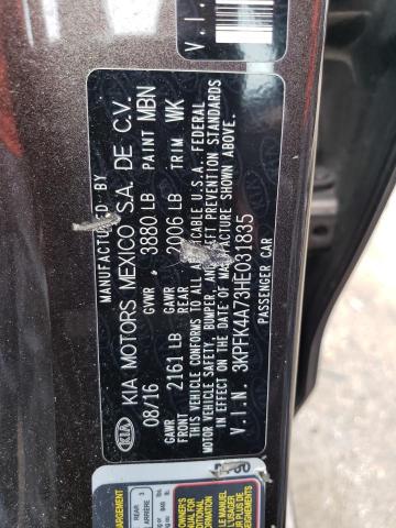 3KPFK4A73HE031835 KIA FORTE LX