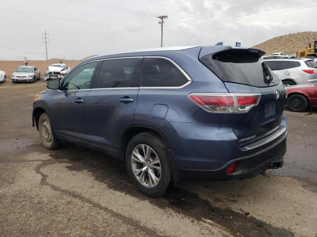 VIN 5TDJKRFH6ES040944 2014 Toyota Highlander, Xle no.2