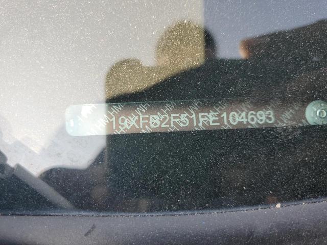 2015 HONDA CIVIC 4D 19XFB2F51FE104693