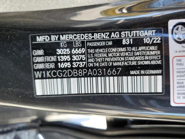W1KCG2DB8PA031667 Mercedes-Benz Eqs Sedan 450+
