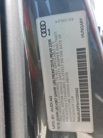 2017 AUDI A3 WAUAUGFF5H1035942