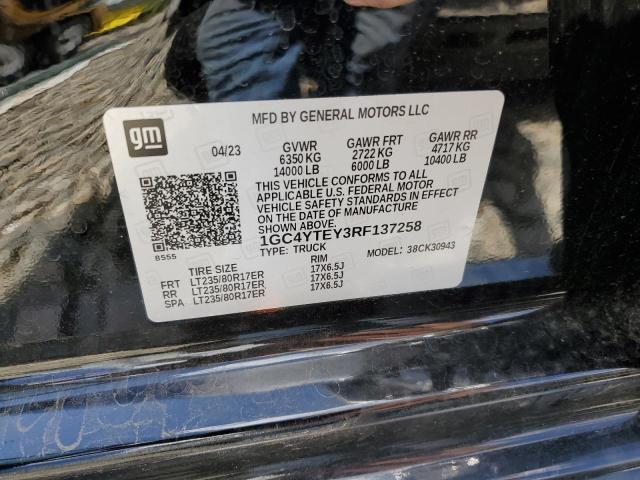 2024 CHEVROLET SLVRD 3500 1GC4YTEY3RF137258