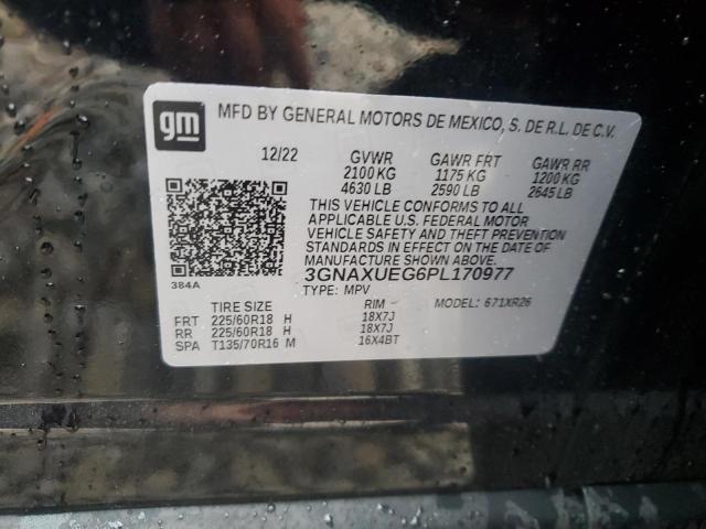 2023 CHEVROLET EQUINOX LT - 3GNAXUEG6PL170977
