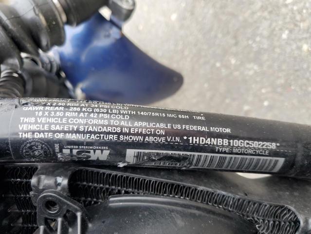 2016 HARLEY-DAVIDSON XG750 1HD4NBB10GC502258