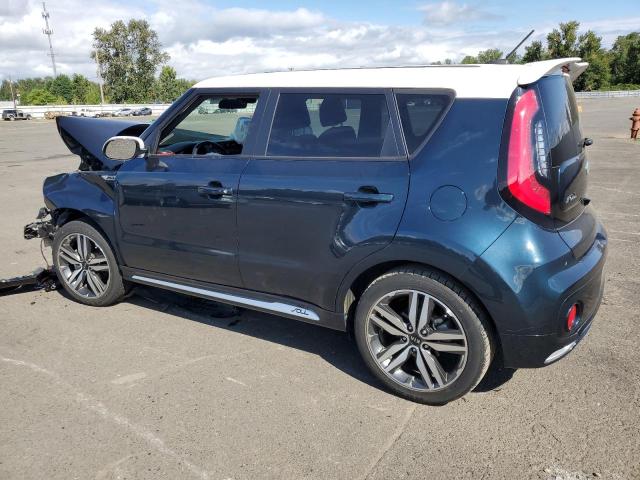 KIA SOUL + 2018 blue  gas KNDJP3A52J7616111 photo #3