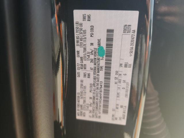 2017 FORD F150 RAPTO - 1FTFW1RG4HFB76413