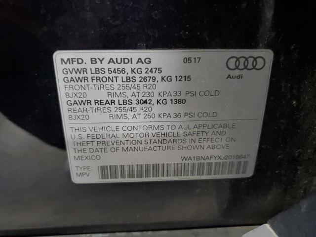 2018 AUDI Q5 PREMIUM - WA1BNAFYXJ2018647