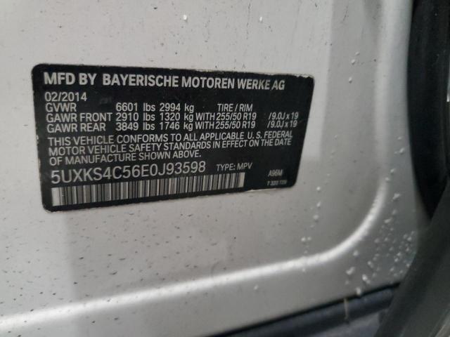 VIN 5UXKS4C56E0J93598 2014 BMW X5, Xdrive35D no.14