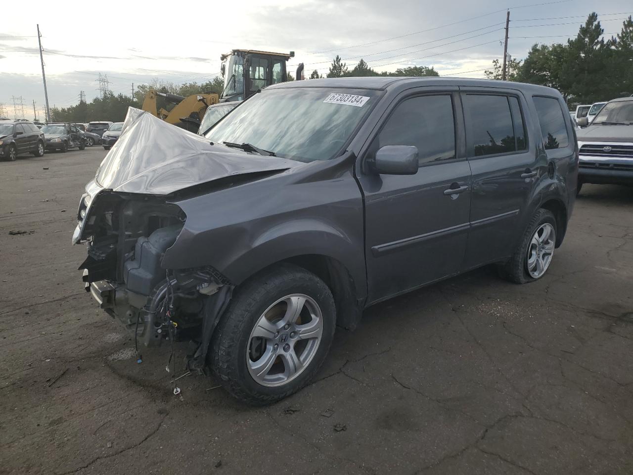 Lot #2882478595 2015 HONDA PILOT EXL