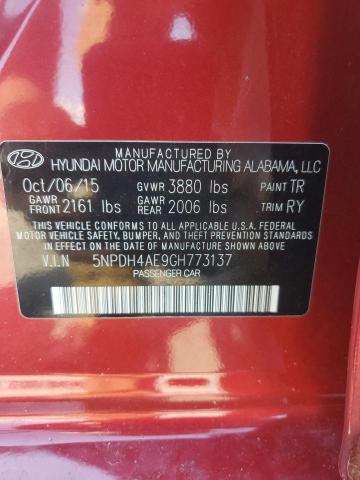 2016 HYUNDAI ELANTRA SE - 5NPDH4AE9GH773137