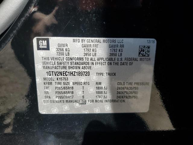 2017 GMC SIERRA K15 - 1GTV2NEC1HZ189720