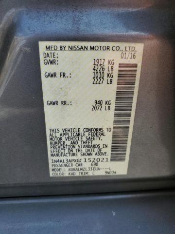 2016 NISSAN ALTIMA 2.5 - 1N4AL3APXGC152021