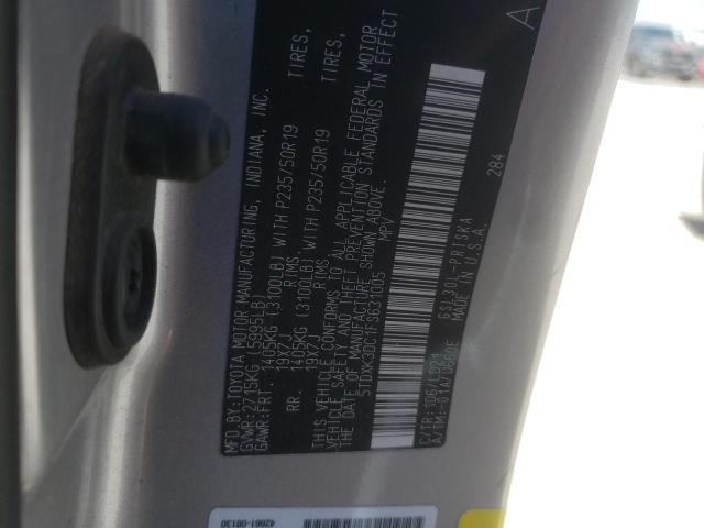 2015 TOYOTA SIENNA SPO - 5TDXK3DC1FS631005