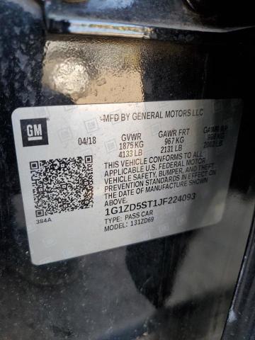 2018 CHEVROLET MALIBU LT - 1G1ZD5ST1JF224093