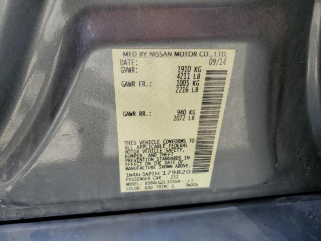 VIN 1N4AL3AP1FC179820 2015 NISSAN ALTIMA no.12