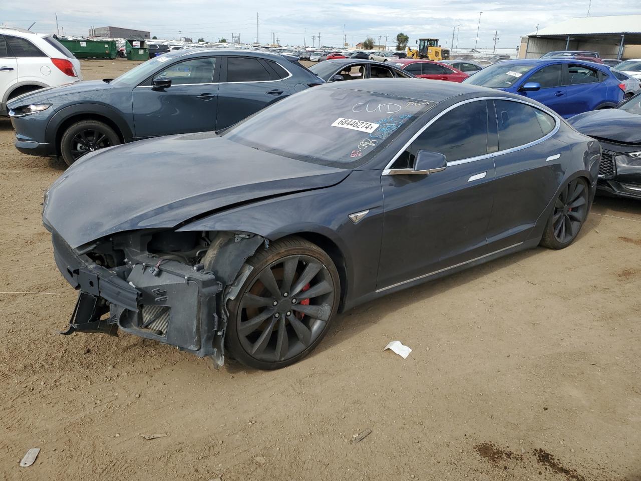 Lot #2791312754 2015 TESLA MODEL S