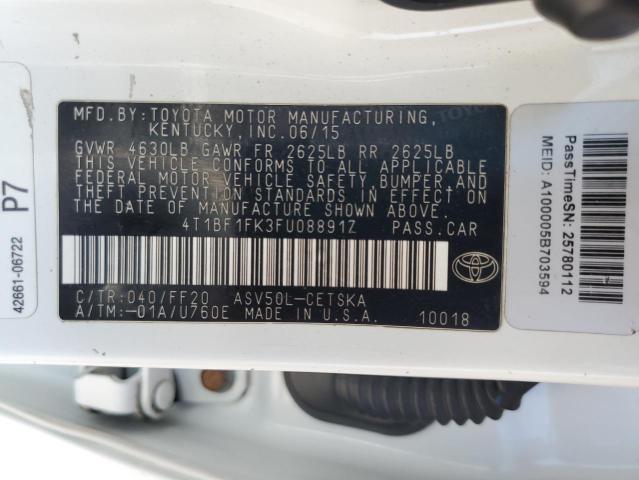 VIN 4T1BF1FK3FU088917 2015 Toyota Camry, LE no.13