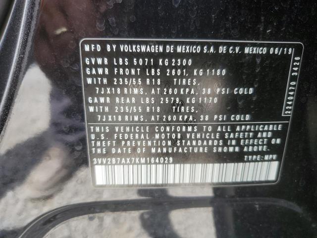 2019 VOLKSWAGEN TIGUAN SE - 3VV2B7AX7KM164029
