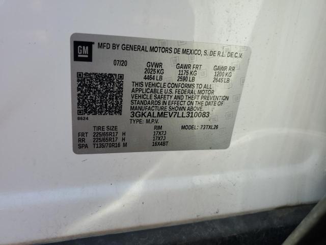 2020 GMC TERRAIN SL - 3GKALMEV7LL310083
