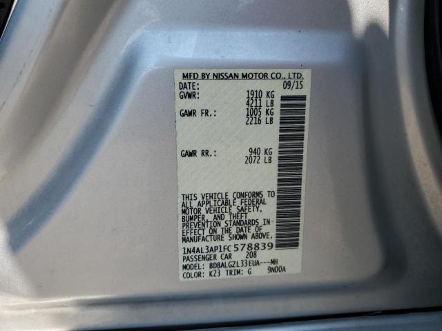 2015 NISSAN ALTIMA 2.5 - 1N4AL3AP1FC578839
