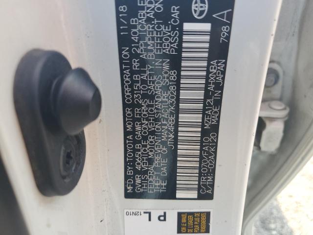 2019 TOYOTA COROLLA SE - JTNK4RBE7K3028188