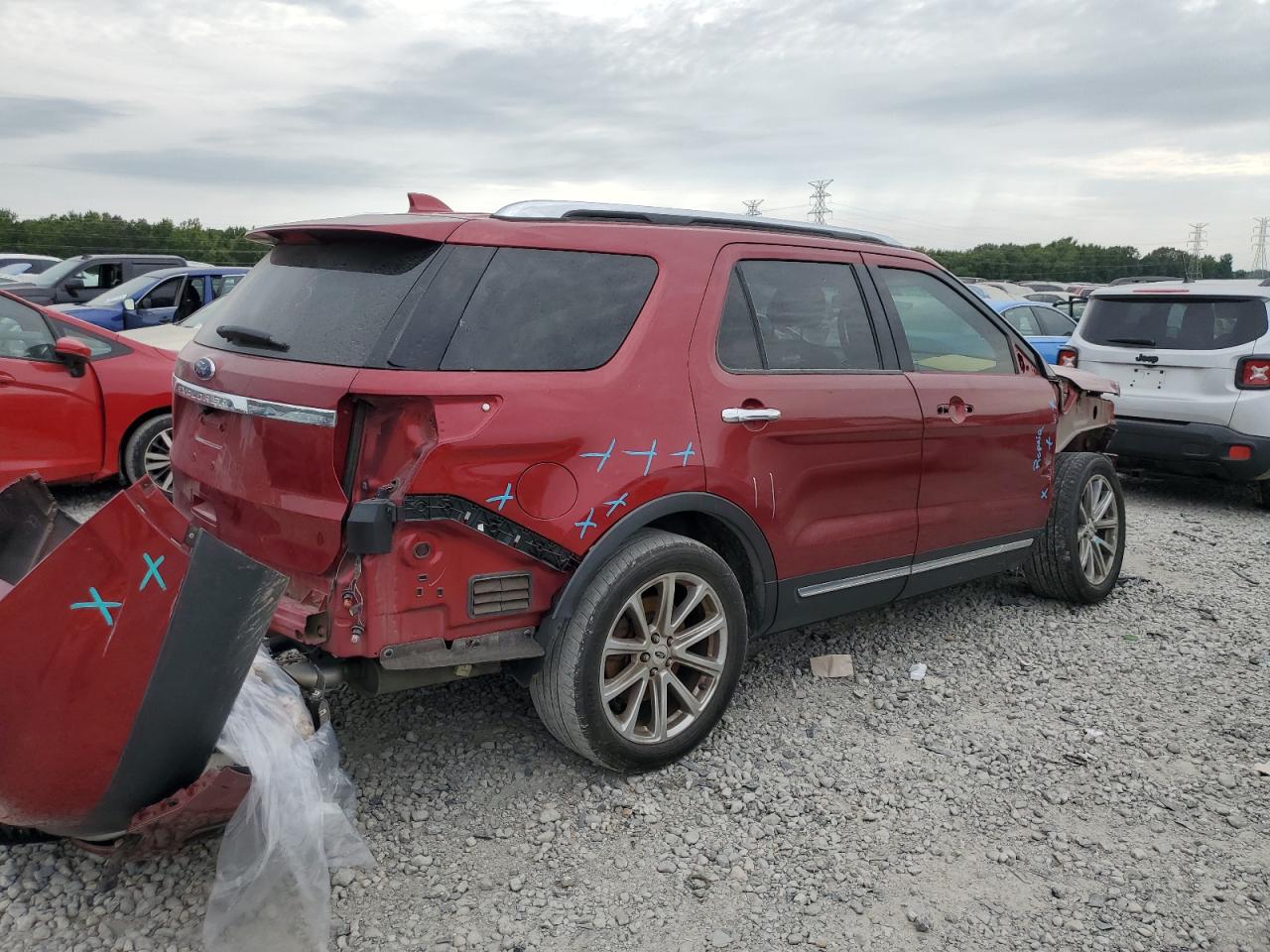 Lot #2991607039 2017 FORD EXPLORER L