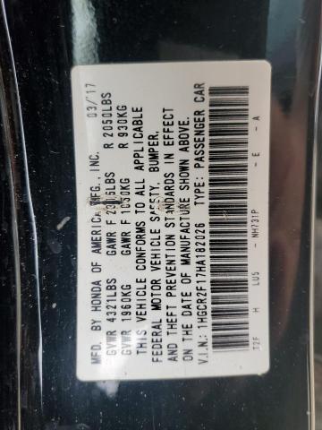 2017 HONDA ACCORD SPO - 1HGCR2F17HA182026