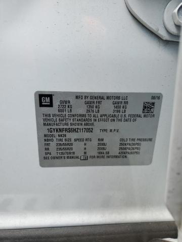 2017 CADILLAC XT5 PLATIN - 1GYKNFRS6HZ117052