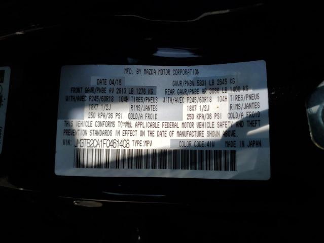 VIN JM3TB2CA1F0461408 2015 Mazda CX-9, Touring no.12