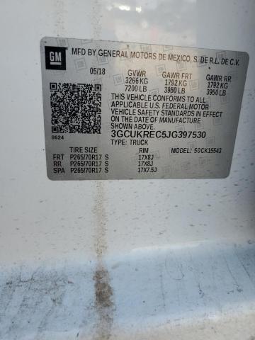 2018 CHEVROLET 1500 EXTEN 3GCUKREC5JG397530