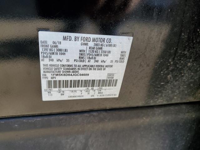 2018 FORD EXPLORER X - 1FM5K8D84JGC04609