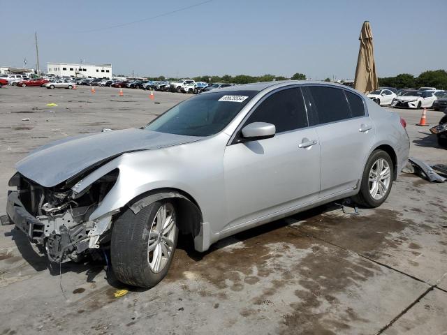 INFINITI G25 BASE 2011 silver  gas JN1DV6AP6BM831244 photo #1