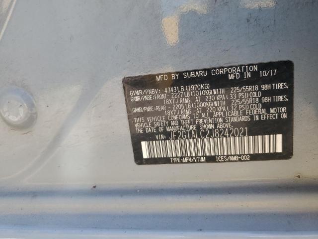 2018 SUBARU CROSSTREK - JF2GTALC2J8242021