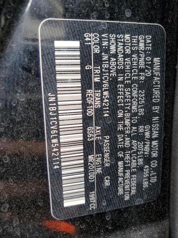 2020 NISSAN ROGUE SPOR - JN1BJ1CV6LW542114