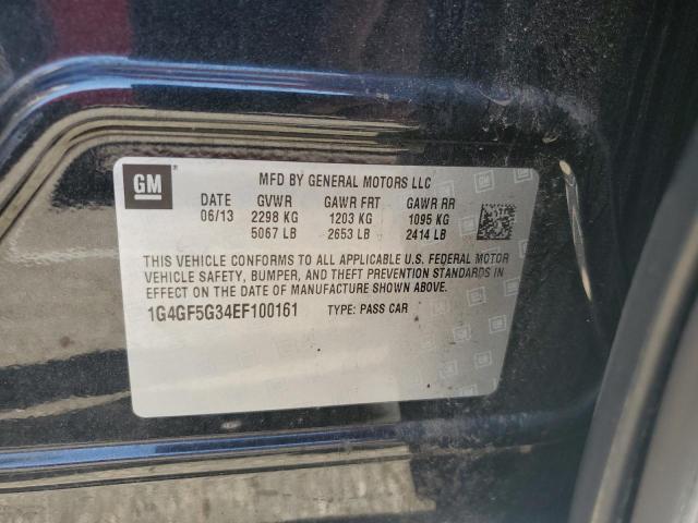 VIN 1G4GF5G34EF100161 2014 Buick Lacrosse, Touring no.12